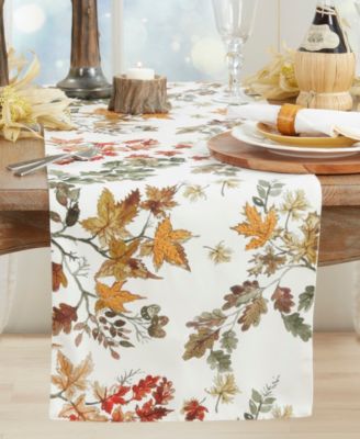 Fall Leaves Table Runner, 16" x 72"