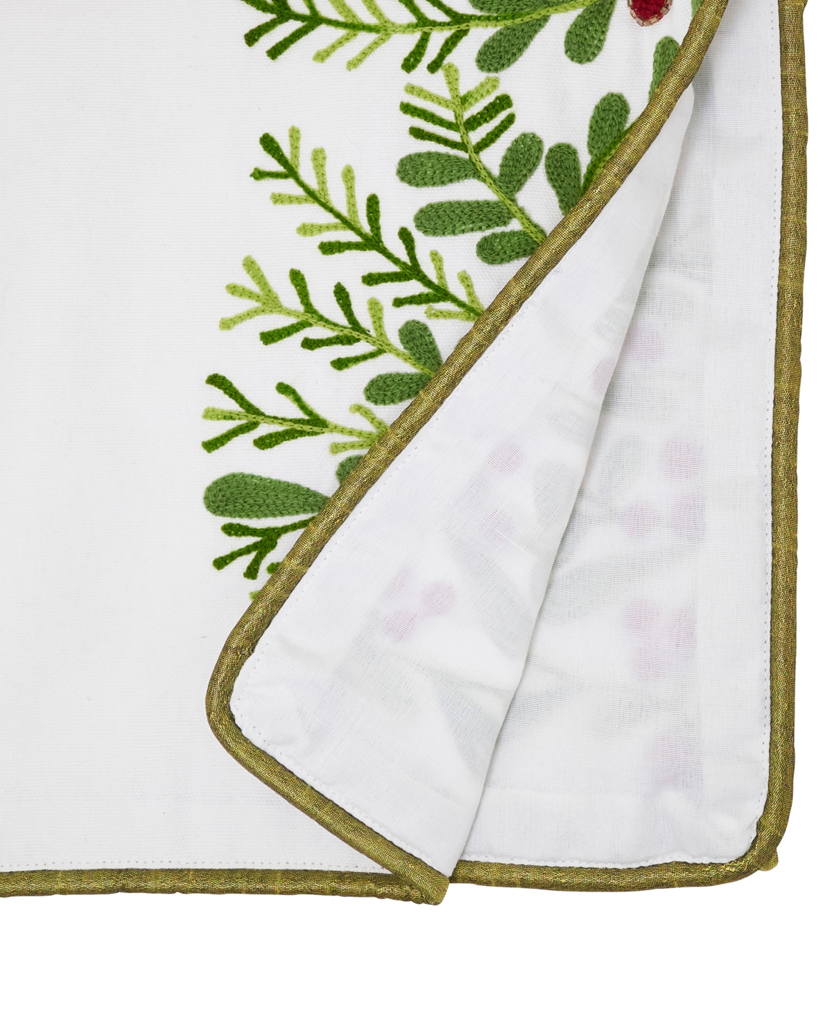 Saro Lifestyle Red Berry Table Runner, 16" x 72"