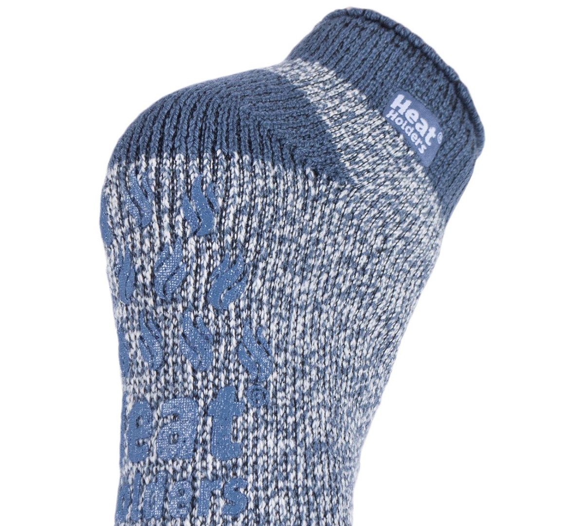 Heat Holders Twist Ankle Slipper Socks In Blue