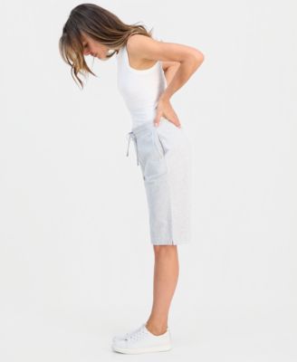 Petite Mid-Rise Pull-On Shorts, Macy's Exclusive 