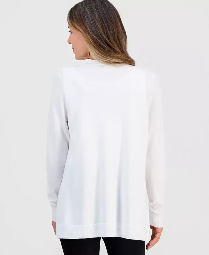 Petite Open-Front Cardigan - thumbnail 2