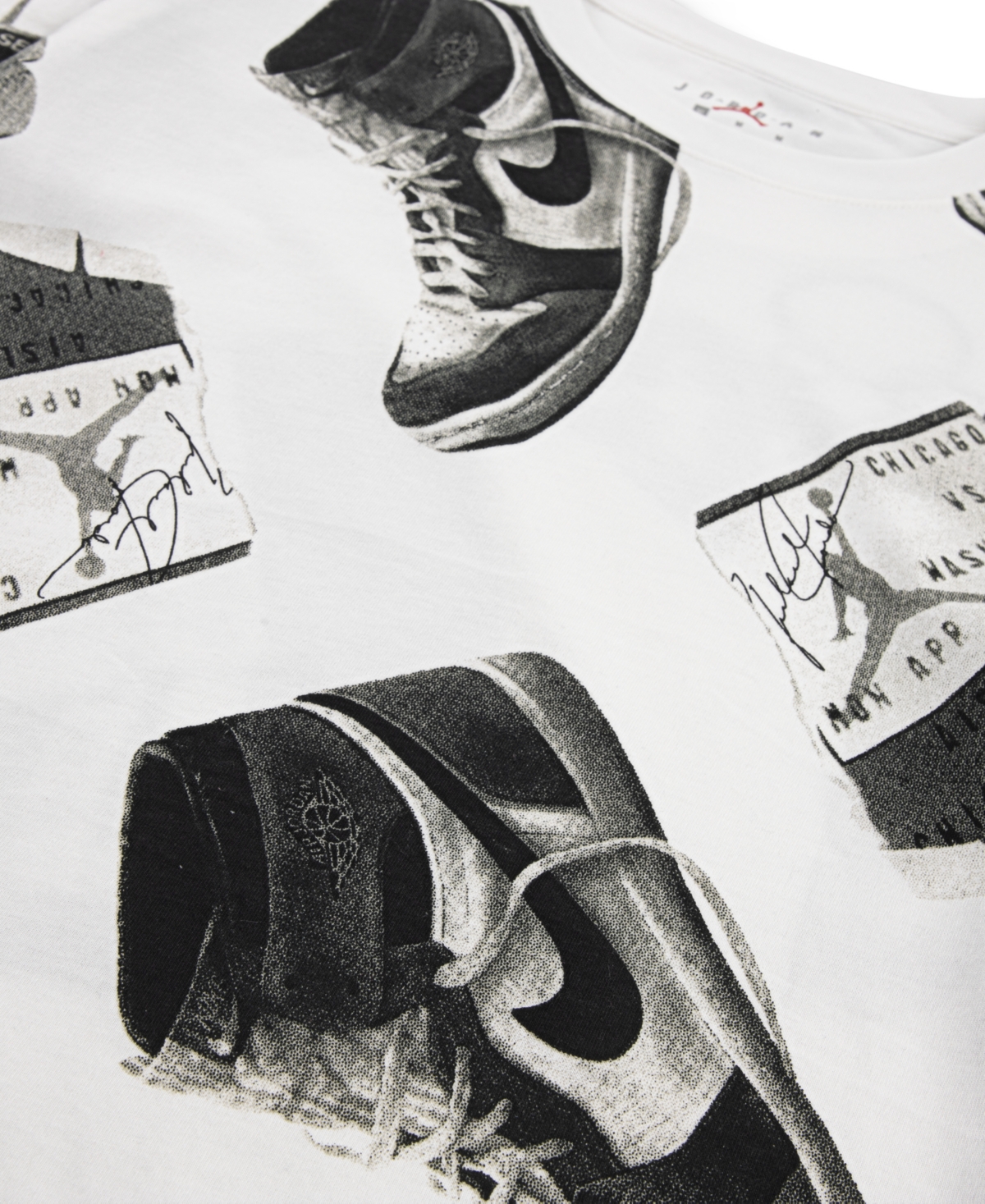 Jordan Girls S-xl Bold Print Jersey Relaxed Fit T-Shirt