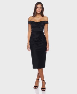 Alex & Sophia - Women's Off Shoulder Dress