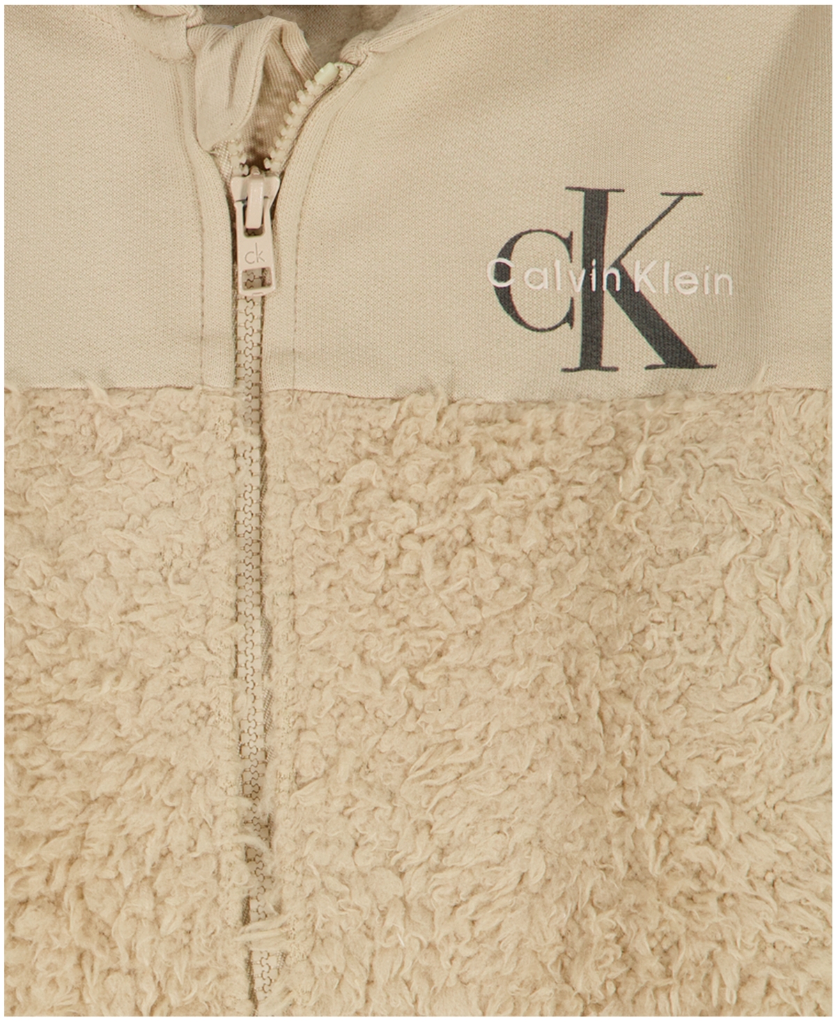 Calvin Klein Baby Boys Zip Front Footless Coverall