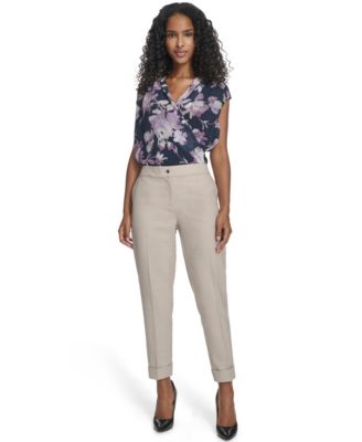 Women's Slim Leg Rolled Cuff Pants