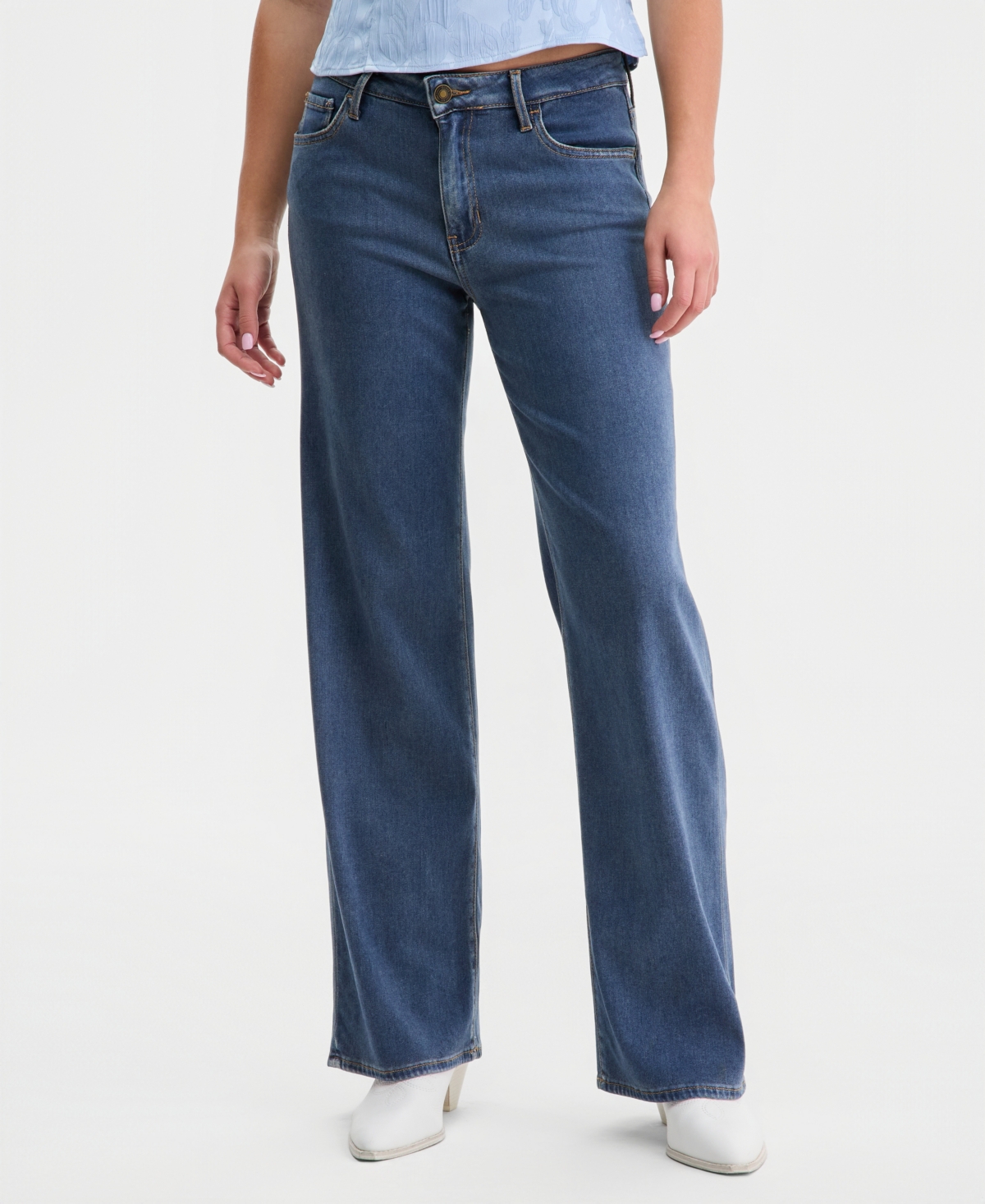 Guess Women's Mid-Rise Slouchy Jeans