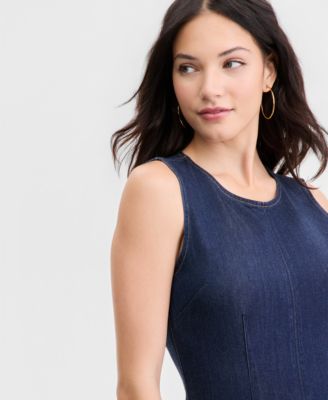 Women's Dahlia Denim Sleeveless Mini Dress