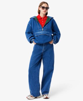 LACOSTE Women's Short Sleeve Slim-Fit Polo Top