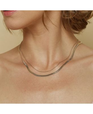 Gabby Layered Snake Necklace