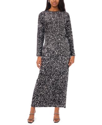 MSK - Women's Sequin Crewneck Dress