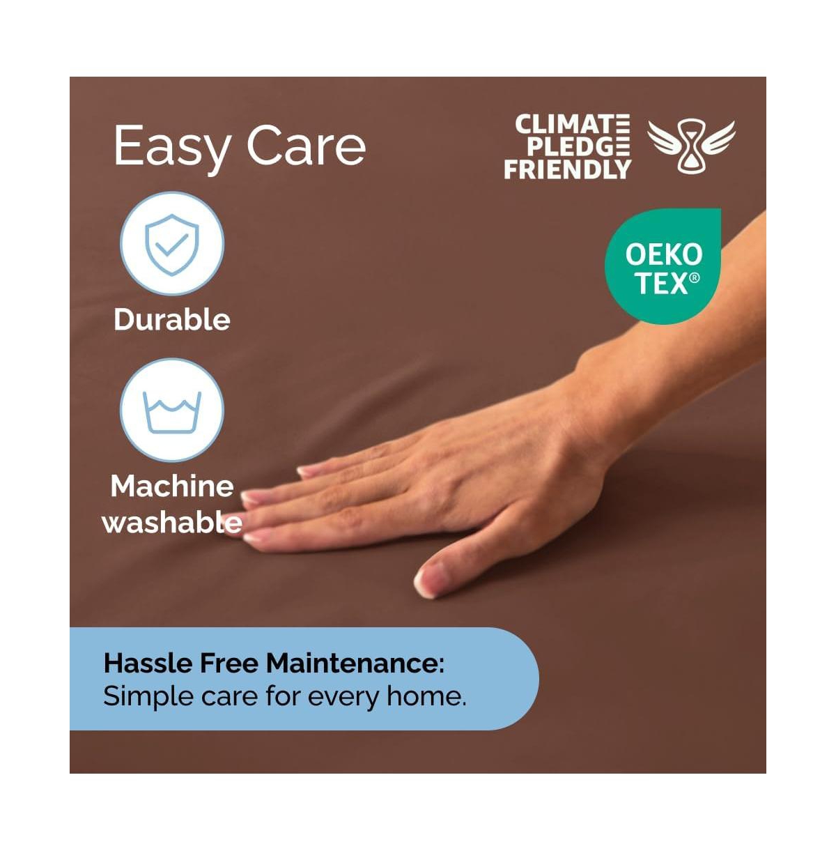 Cgk Unlimited Extra Deep Pocket 18 - 24 Inch Microfiber Fitted Sheet King