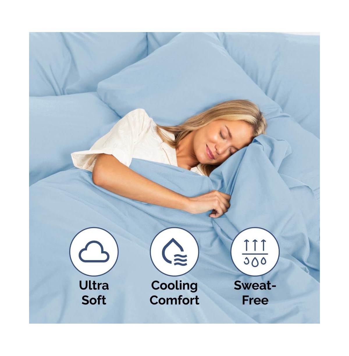 Cgk Unlimited Extra Deep Pocket 18 - 24 Inch Microfiber Fitted Sheet King