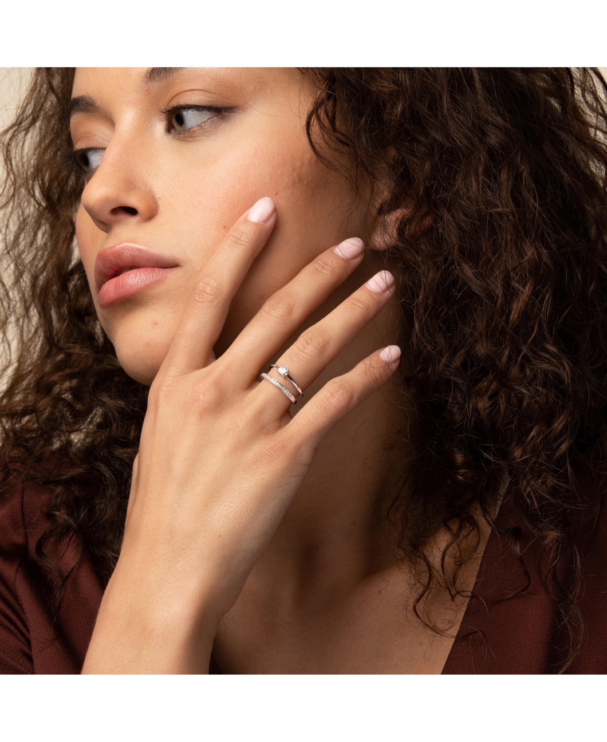 Saya Double Band Adjustable Ring