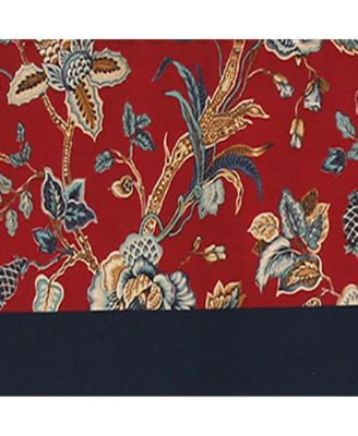 Gianna Banded Valance. 3" Rod Pocket, Contrast bottom banding.