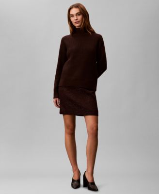 Women's Relaxed Turtle Neck Sweater