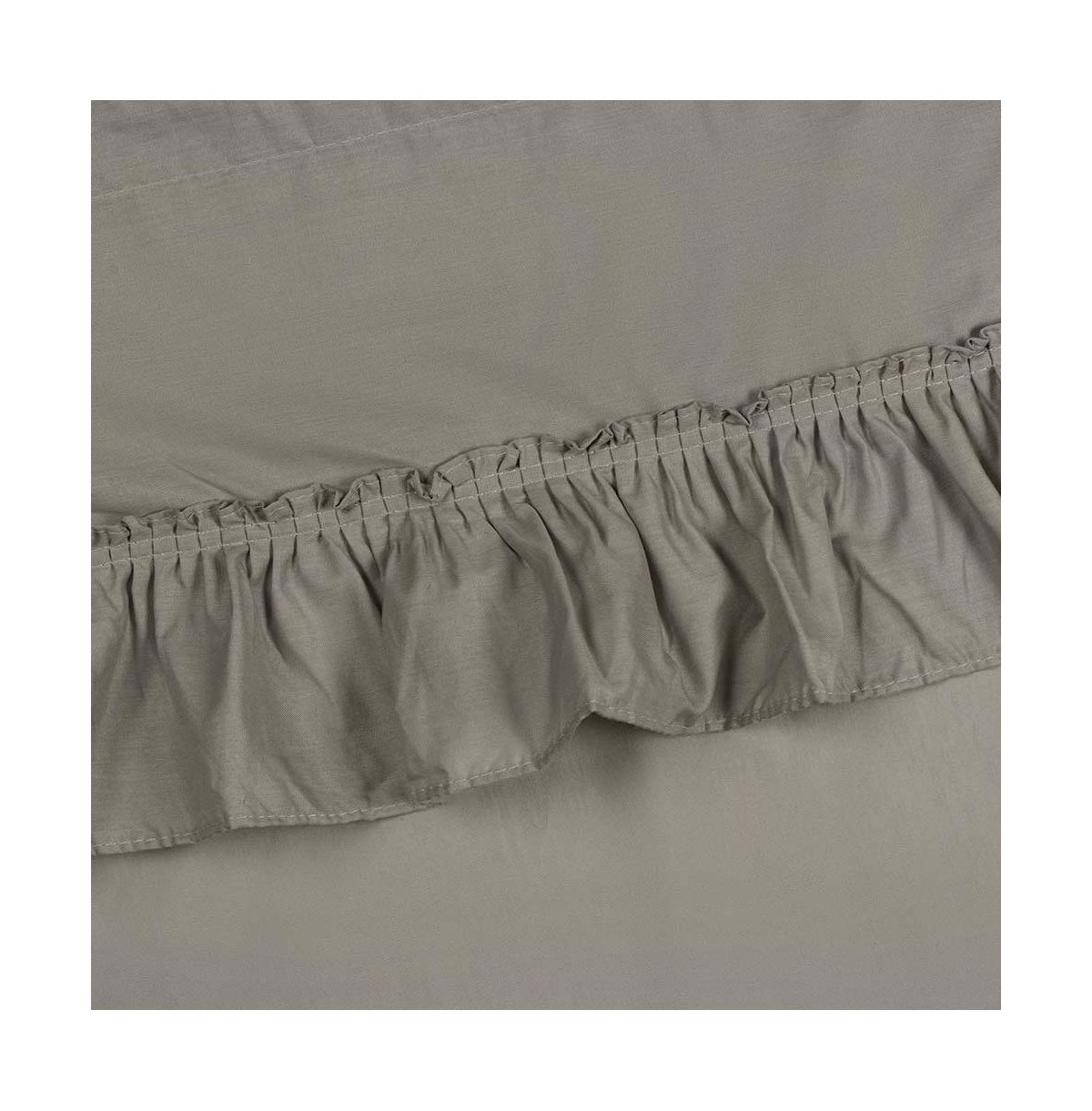 Ellis Stacey 1.5" Rod Pocket High Quality Fabric Solid Color Window Ruffled Filler Valance 54"x13