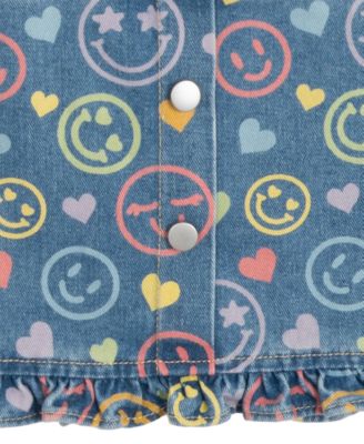 Girls' 4T-6X T-Shirt, Skirt, and Jacket, 3-Piece Set