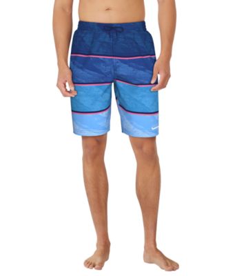 Men's Striped Volley Swim Shorts