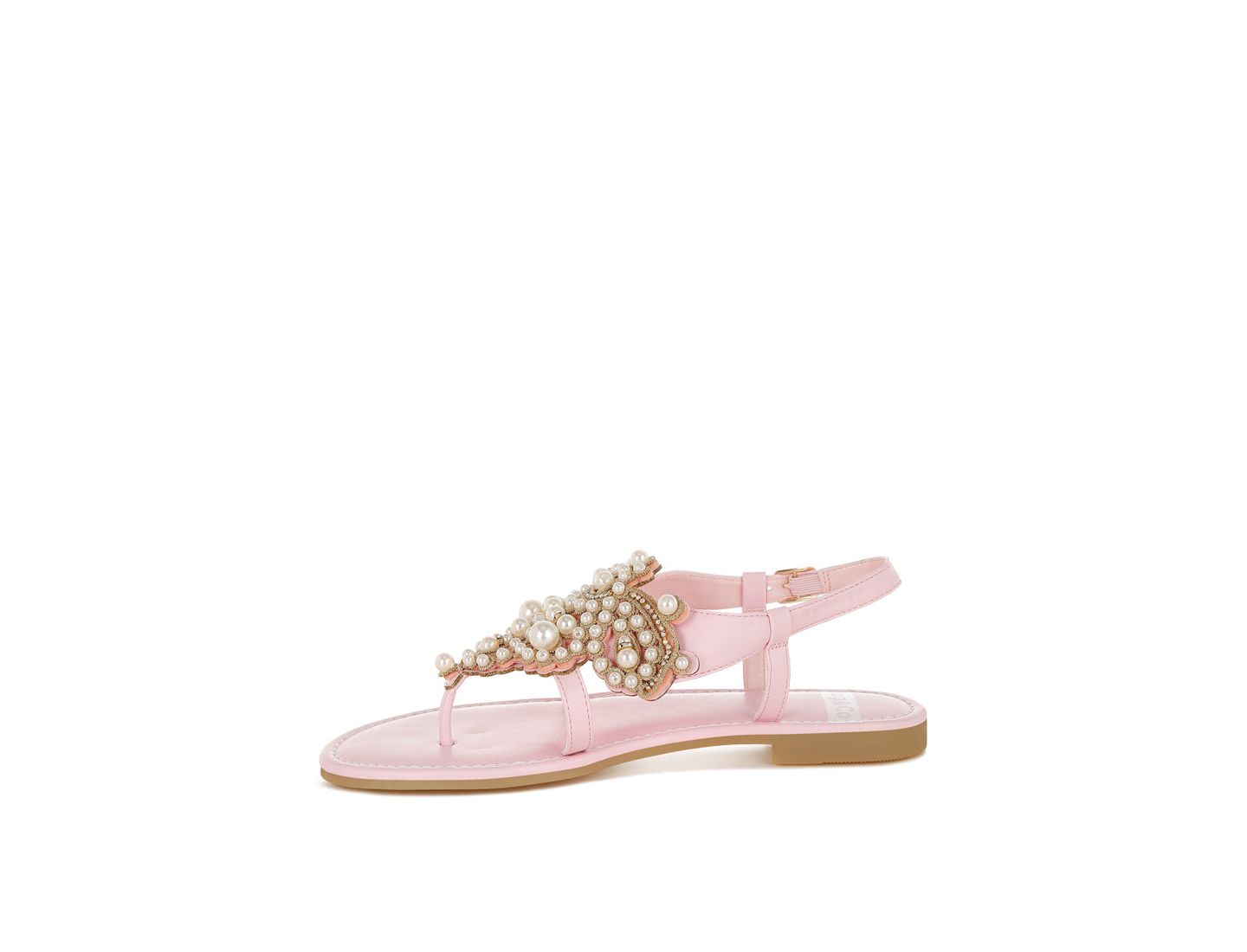 Женские балетки Rag & Co Nayasa Pn Buckle Pearls Flats, цвет: Розовый — фото 6