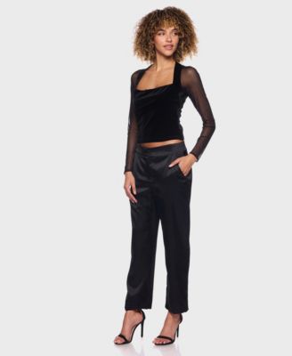 Junior's Square Halter Neck Top