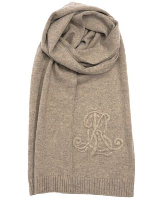 Embroidered Logo Scarf