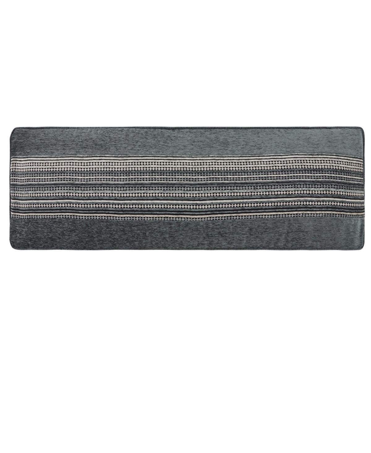 J Queen New York Parallel Reading Stripe Bolster Decorative Pillow, 15" x 52"