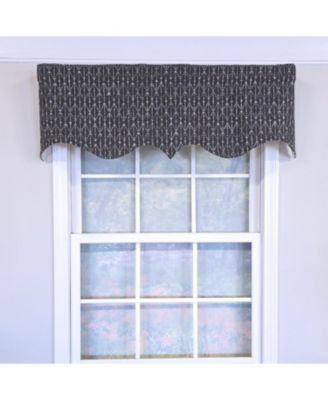 100% Cotton Sassari Regal With Poly/Cotton Ivory lining Rod Pocket Valance 50" x 15" Iron