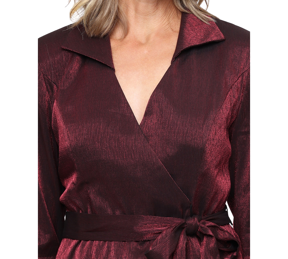 Alex Evenings Petite V-Neck Top