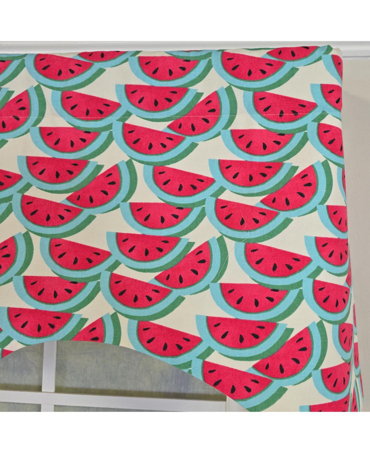 Rlf Home Sandias Cornice Valance - 100% Cotton with Ivory Lining 50" x 17" Cream