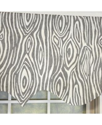 100% Cotton Nyx Regal  Fully lined Windows Rod Pocket Valance 50" x 17"  Gray