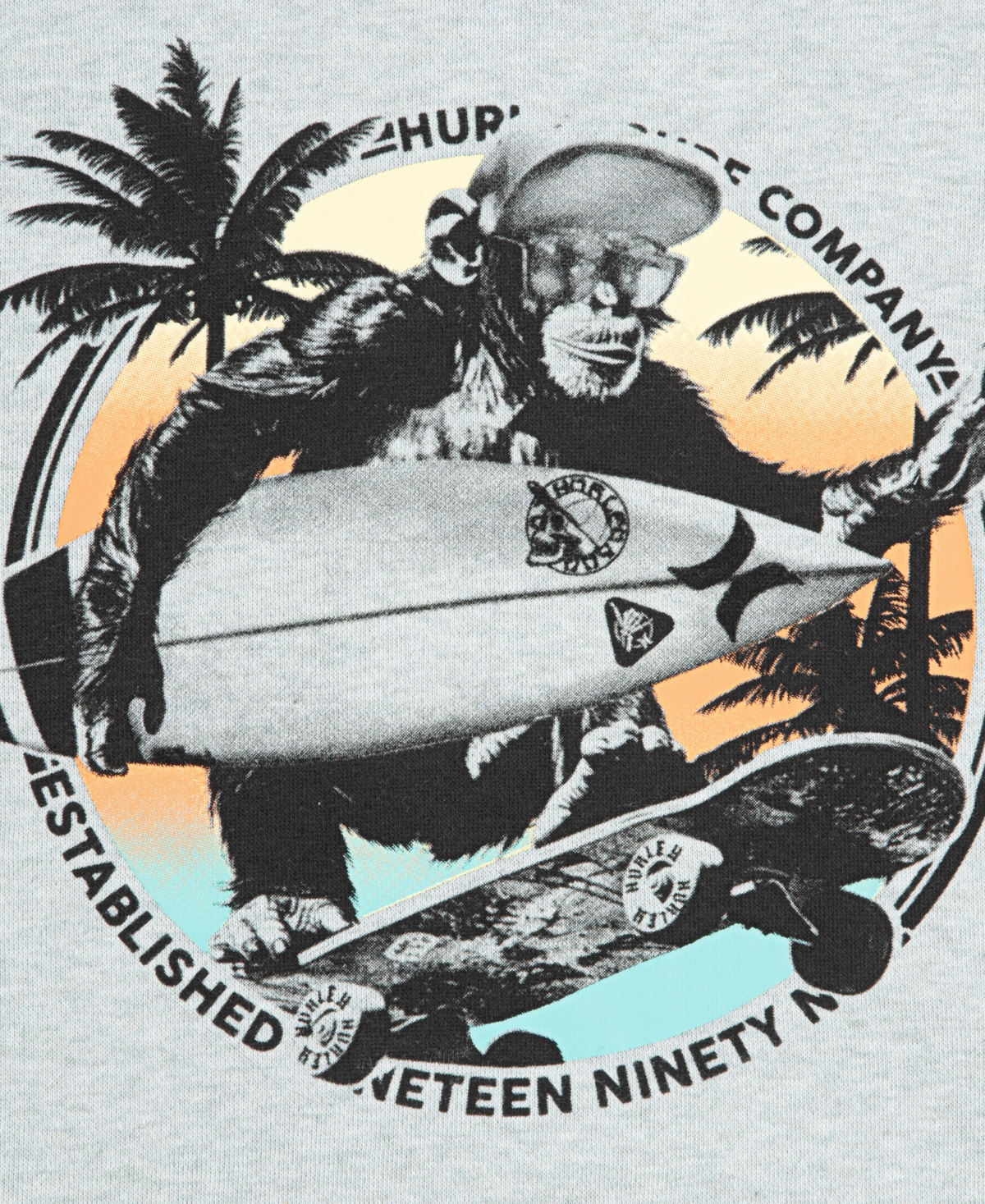 Hurley Big Boys Printed Long Sleeves Hoodie Sweatshirt