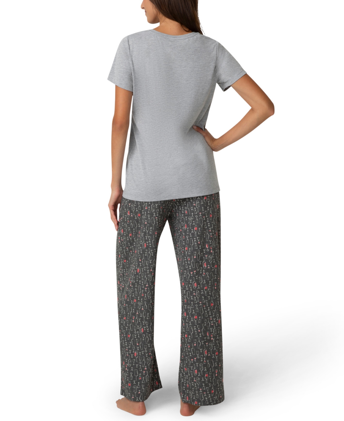 Hue Women's 2-piece Embellished Short Sleeve Pajama Set In Multi