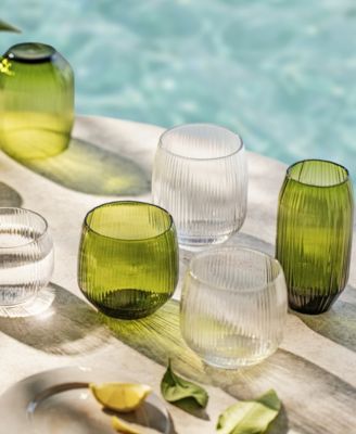 Estiva Textured Double Old-Fashioned Glasses, Set of 4