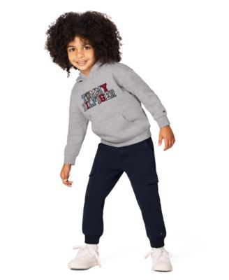 Boys' Toddler 2T-4T Hoodie and Cargo Joggers, 2-Piece Set