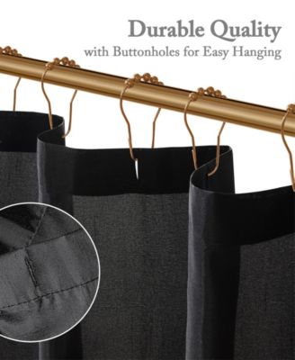 Laurel Tufted Semi-Sheer Shower Curtain, 72" x 72"