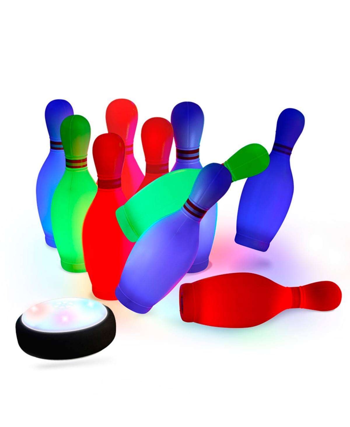 Black Series Light-up Hover Bowling Set In Multi