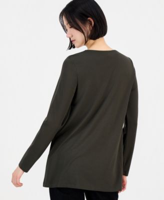 Women's V-Neck Tunic Top