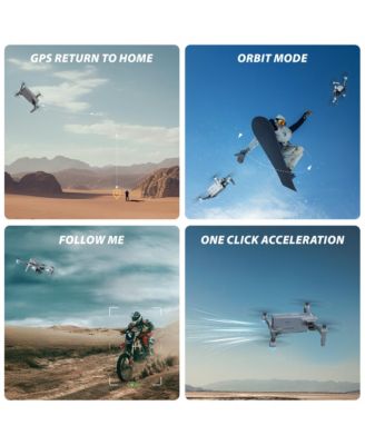 Drone with 4K UHD Camera for Adults, " Touch Screen Remote with 6000M Range, Auto Return, Wind Resistance, 40 Mins Intelligent Flight Time