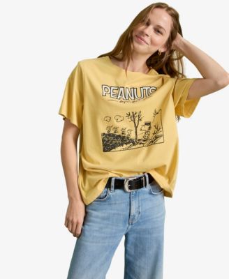 Women's Short-Sleeve Peanuts Graphic Tee Top