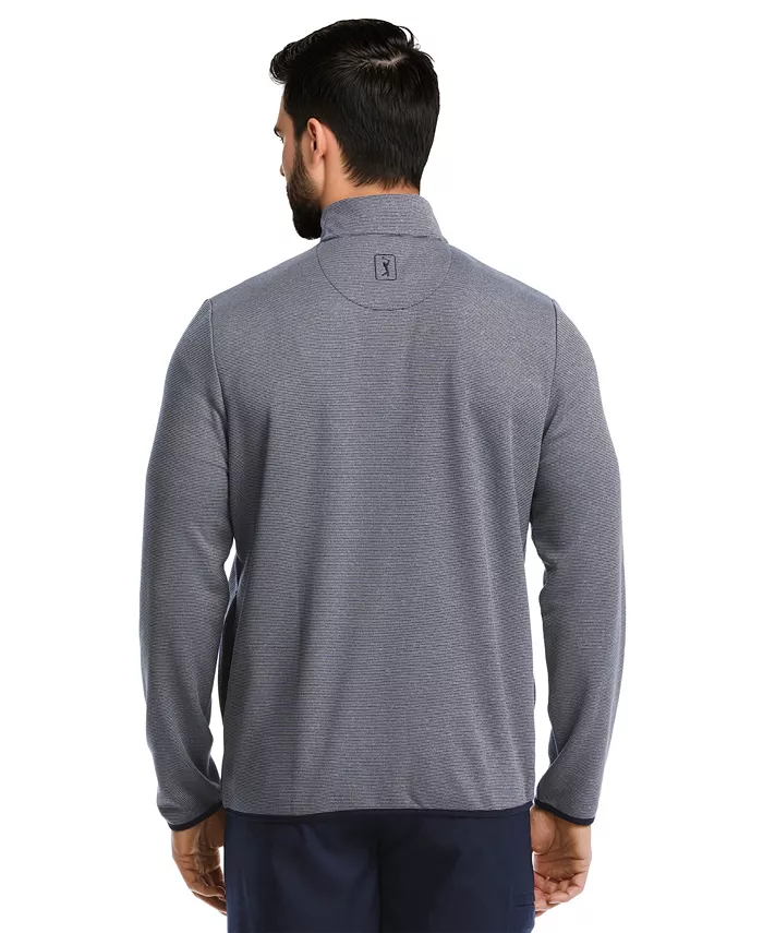 Men's Horizontal Fleece Full-Zip Sweatshirt - thumbnail 5