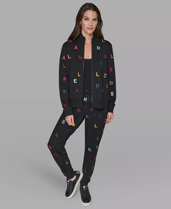 Women's Mock Neck Front Zipper Jacket - thumbnail 5