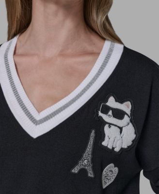 Women's Patch Detail Sweater