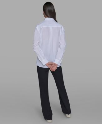 Women's Portrait Button Down Top