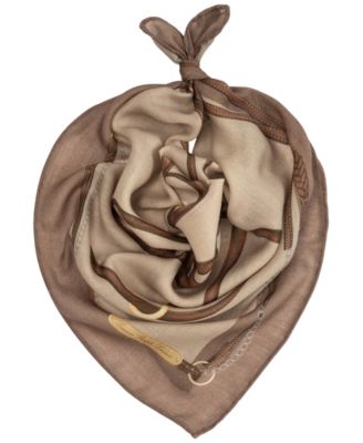 Fall Equestrian Square Scarf 