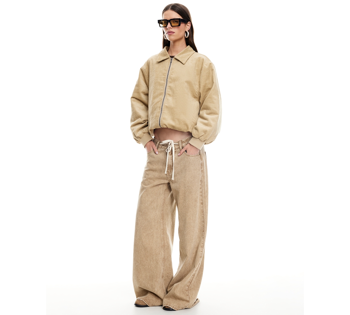 Lioness Women's Muse Front-zipper Jeans In Brown