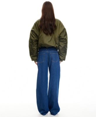 Women's Essential Zippered Bomber Jacket