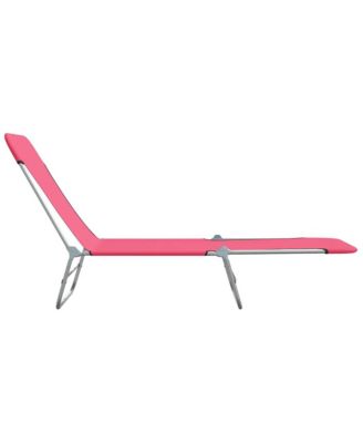 Sun Lounger Set of 2 Pink