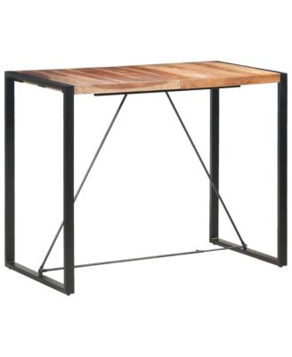 Bar Table 55.1"x27.6"x43.3" Solid Acacia Wood