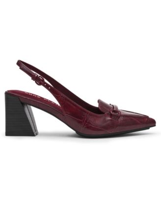 Women's Royce Block Heel Tailored Slingback Pumps