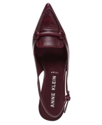 Women's Royce Block Heel Tailored Slingback Pumps